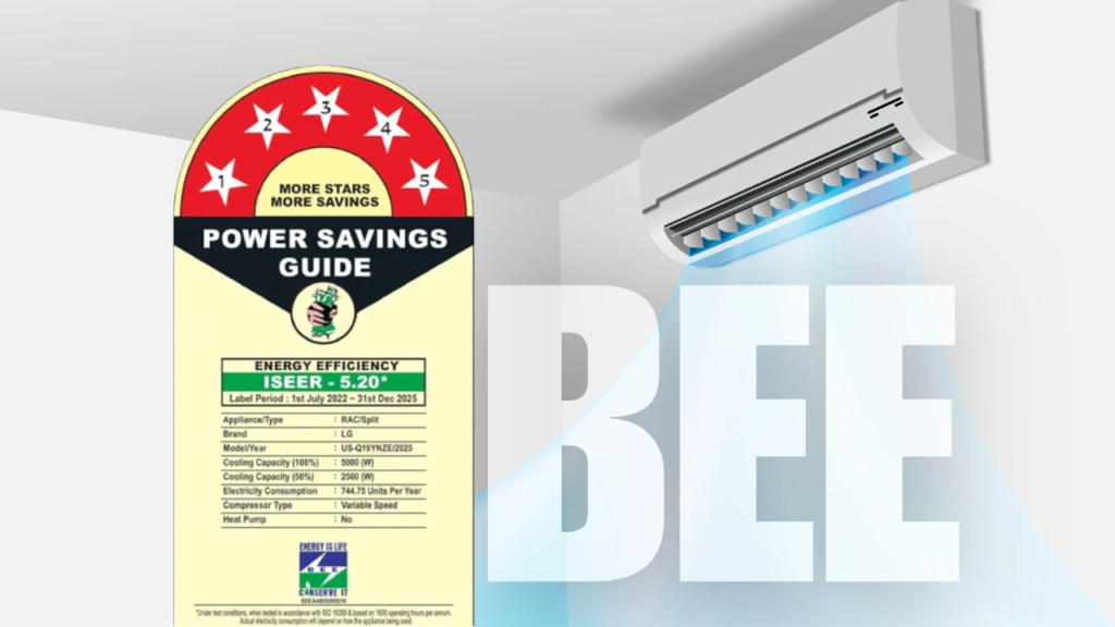 2 star AC rating 2025 vs 2026 BEE label comparison