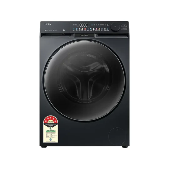 Haier 10 kg 5 Star Wi-Fi Fully Automatic Front Load Washing Machine (F9B, HW100-DM14F9BKU1, Direct M