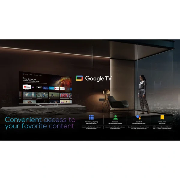 Haier H43K85FFX-FHD K85 Series 108cm(43) Smart Google TV With Google Assistant