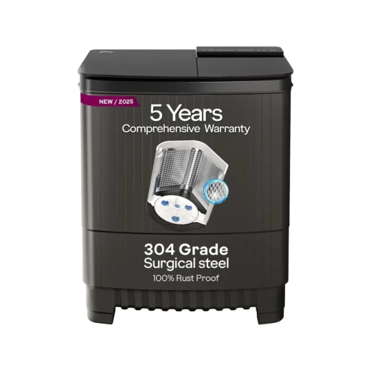 Godrej 9 Kg 5 Star Semi-Automatic Top Load Washing Machine (WS ULTS 90 5.0 DB2M CHGD)