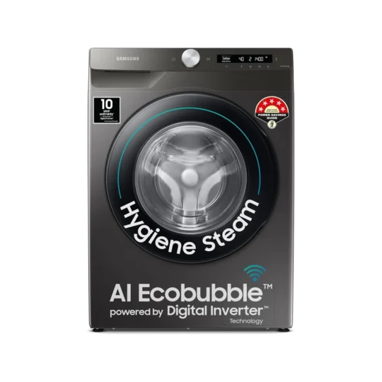 Samsung 8 Kg 5 Star Eco Bubble Technology, AI Control & Wi-Fi, Fully-Automatic Front Loading Washing